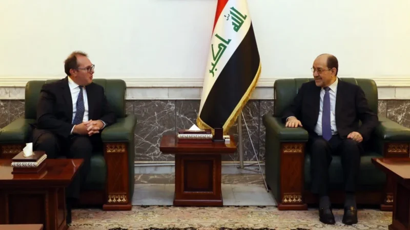 المالكي للقائم بالأعمال الأمريكي: العراق مستعد لإقامة علاقات تعاون وشراكة