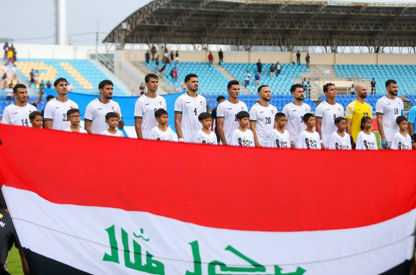 منتخبنا الوطني يتغلب على هونغ كونغ بهدفين مقابل هدف في بطولة كاس ملك تايلاند.