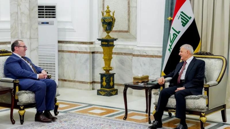 رئيس الجمهورية يؤكد حرص العراق على بناء شراكات متوازنة خلال لقائه القائم باعمأل السفارة الامريكية