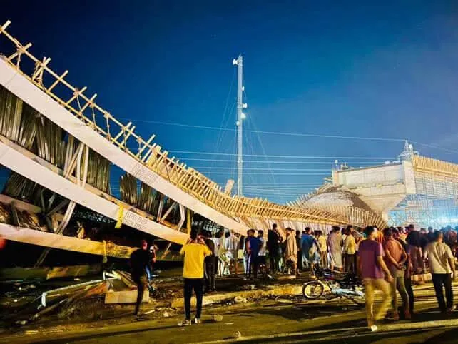 أوامر توقيف بحق ضابط مرور و5 مهندسين على خلفية انهيار مجسر العطيشي في كربلاء