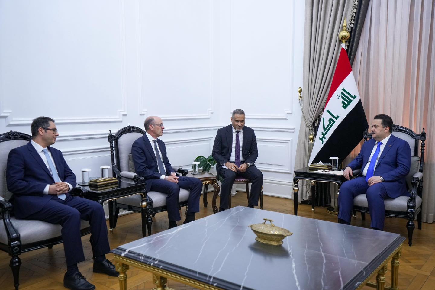 رئيس الوزراء يشكر شركة HKN لتسهيل إعادة فتح خط أنابيب العراق–تركيا