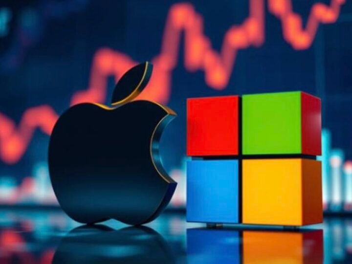 شركتا Apple وMicrosoft تصلان إلى 4 تريليونات دولار في القيمة السوقية