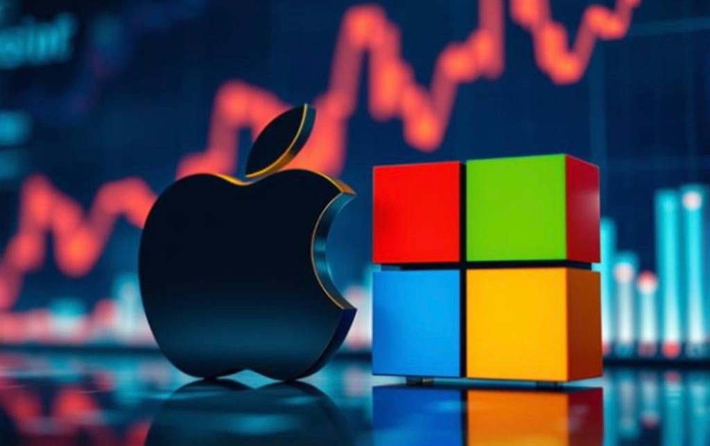 شركتا Apple وMicrosoft تصلان إلى 4 تريليونات دولار في القيمة السوقية