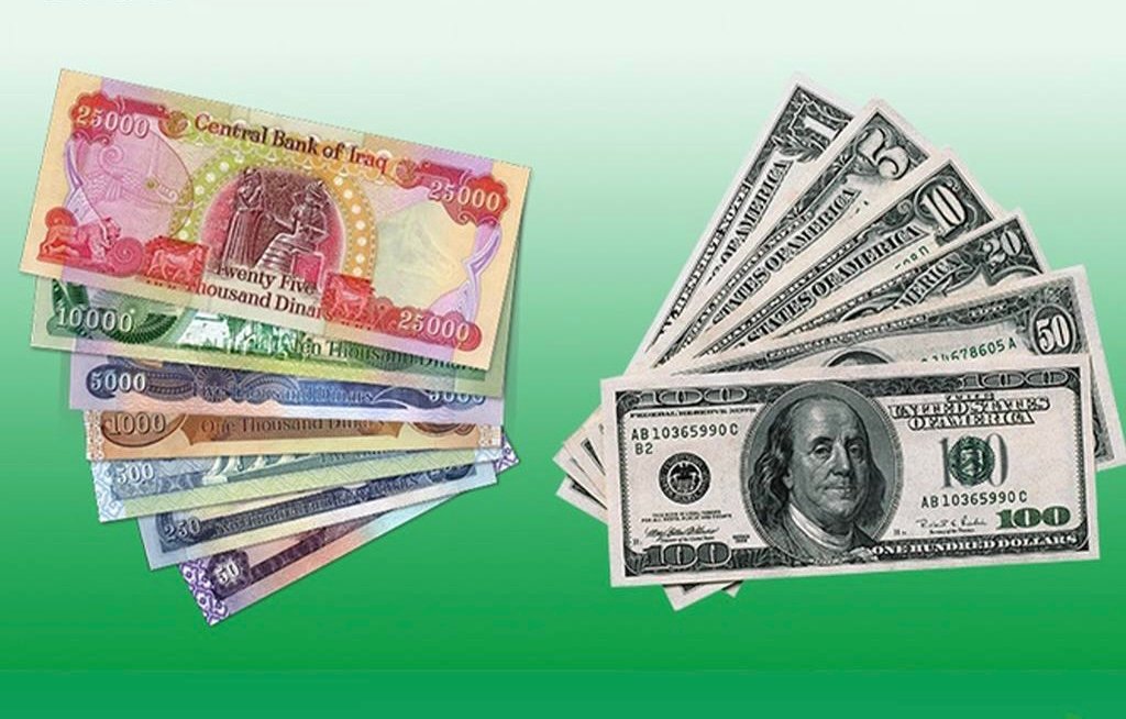 استقرار أسعار صرف الدولار أمام الدينار العراقي في الأسواق المحلية اليوم الخميس