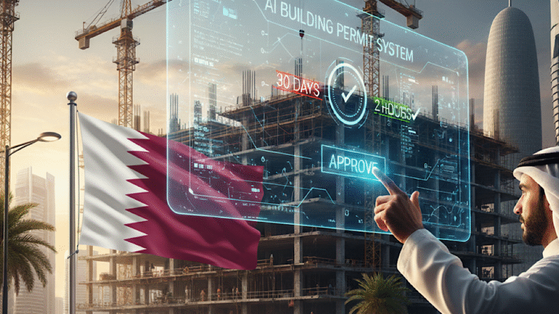 قطر تطلق نظام ذكاء اصطناعي يُصدر تراخيص البناء خلال ساعتين فقط