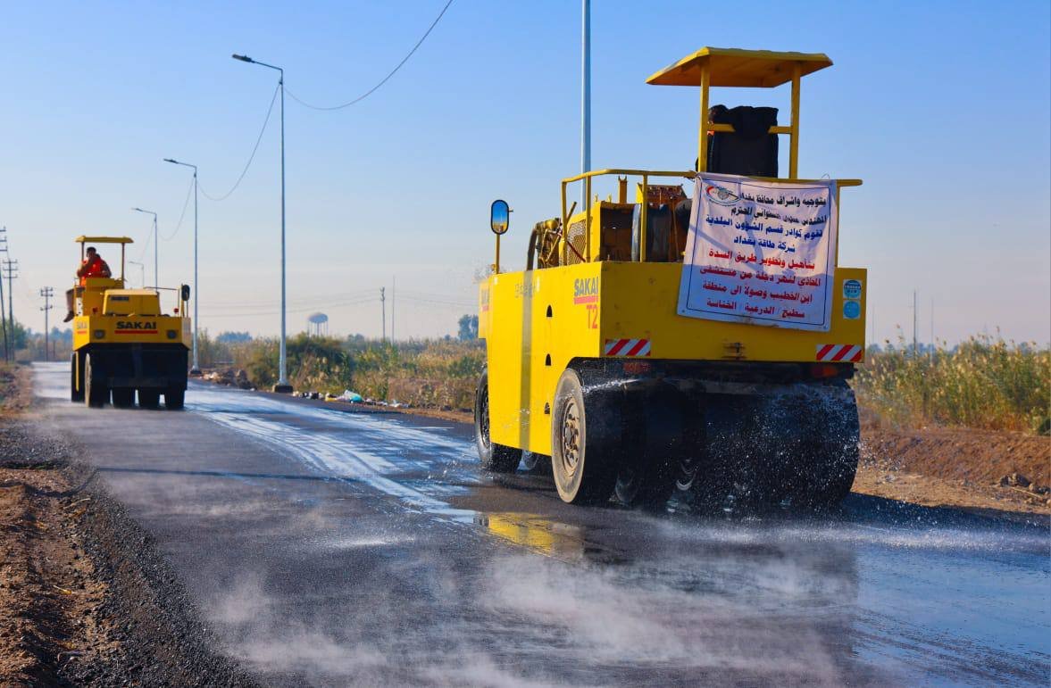 محافظ بغداد: إنجاز أكثر من 90% من مشروع تطوير طريق السدة في المدائن والافتتاح قريباً