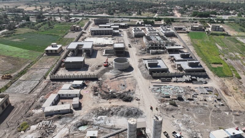 وزارة التخطيط: 74.3% نسبة إنجاز مشروع ماء الدغارة – سومر في الديوانية