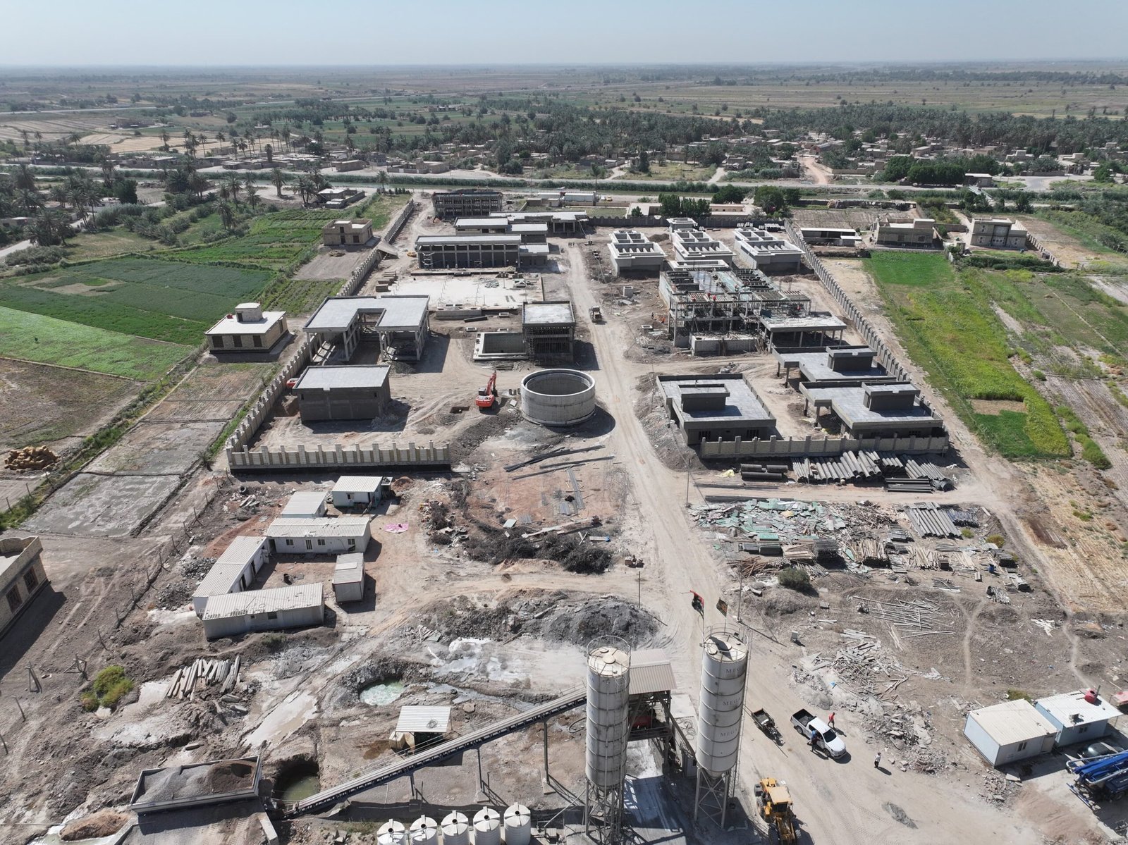 وزارة التخطيط: 74.3% نسبة إنجاز مشروع ماء الدغارة – سومر في الديوانية