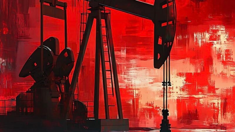 النفط يتراجع مع هبوط الأسواق وارتفاع المخزونات الأميركية