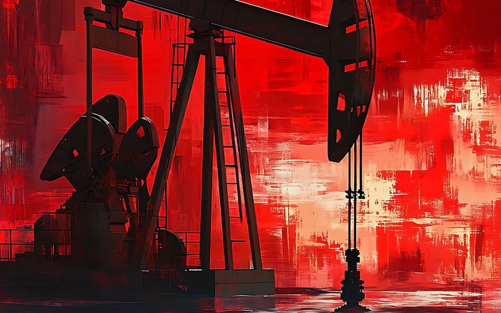 النفط يتراجع مع هبوط الأسواق وارتفاع المخزونات الأميركية