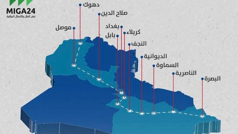 وزارة النقل: التنسيق مع إقليم كوردستان مستمر بشأن مشروع طريق التنمية وإنجاز 83% من الخط السككي