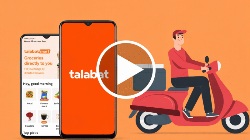 طلبات … احدى اهم شركات توصيل الطعام في العراق .