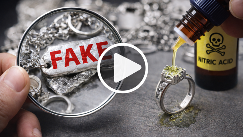 كيف تكشف الفضة المزيفة ؟ 