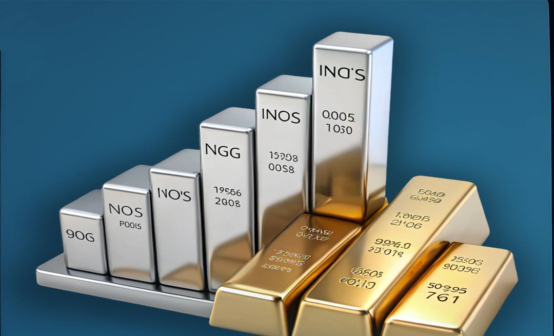 الذهب والفضة يسجلان قفزات قوية ويبلغان مستويات قياسية جديدة.