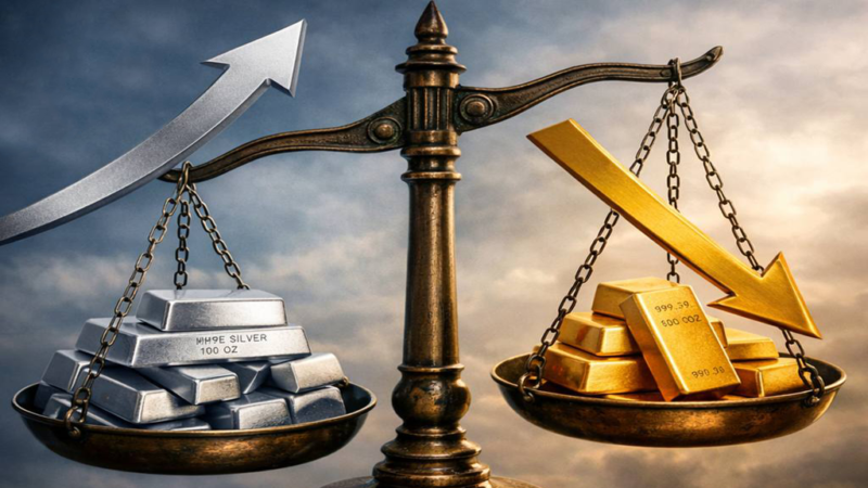 الفضة تدخل موجة بيع حادة جديدة والذهب يواصل هبوطه دون 5000 دولار.