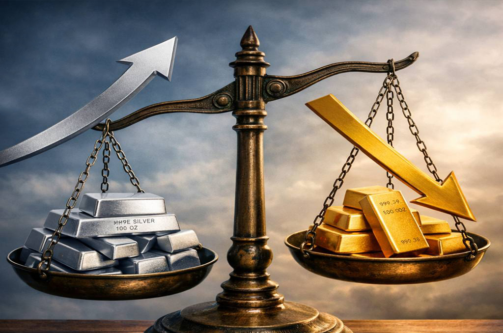 الفضة تدخل موجة بيع حادة جديدة والذهب يواصل هبوطه دون 5000 دولار.