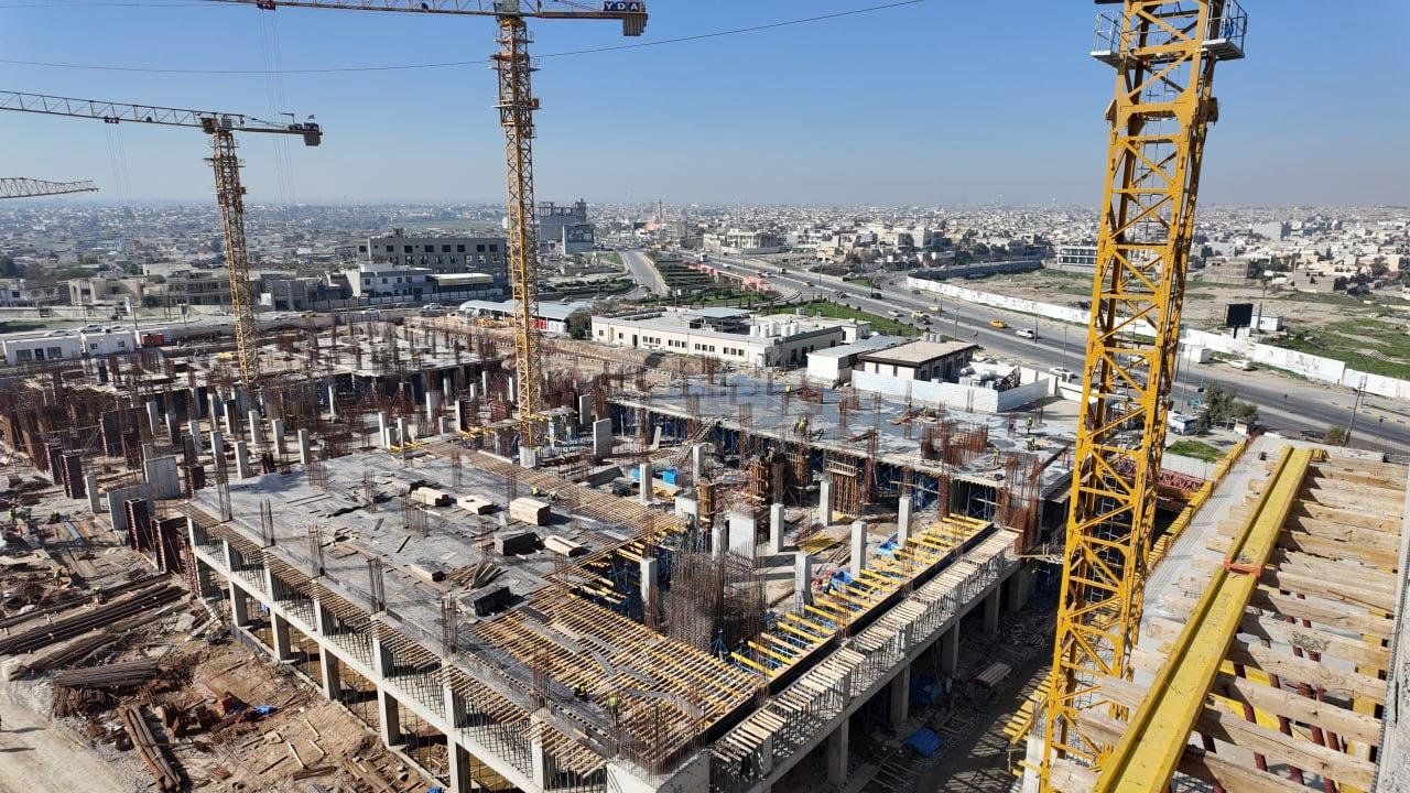 وزارة التخطيط تتابع مشروع إعادة بناء مستشفى ابن سينا بسعة 600 سرير في نينوى.